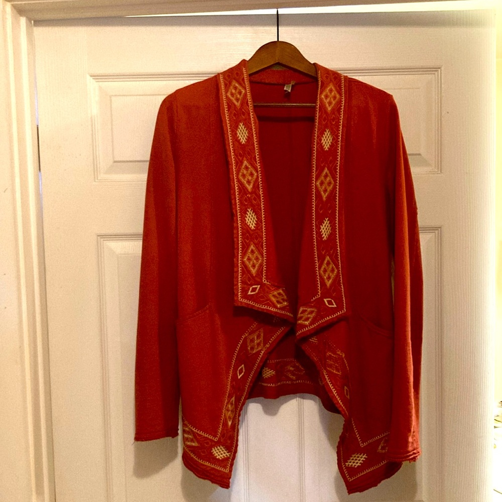 Boho light cropped Jacket